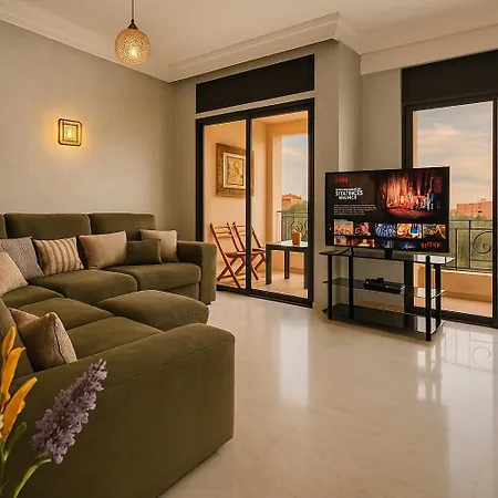 Sunny 2Bdr With Panoramic View - Next To Pestana Cr7 & M Avenue - Hivernage Garden Marrakesh Exterior foto
