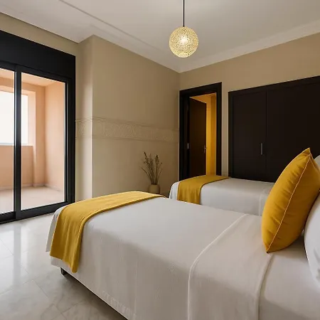 Sunny 2Bdr With Panoramic View - Next To Pestana Cr7 & M Avenue - Hivernage Garden Marrakesh Exterior foto