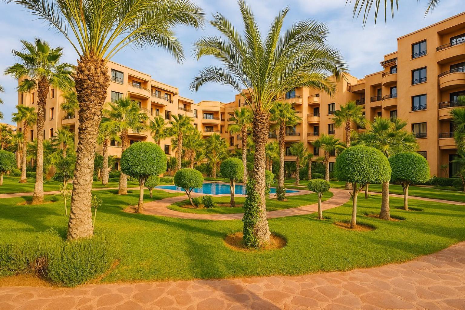 Apartment Sunny 2Bdr With Panoramic View - Next To Pestana Cr7 & M Avenue - Hivernage Garden